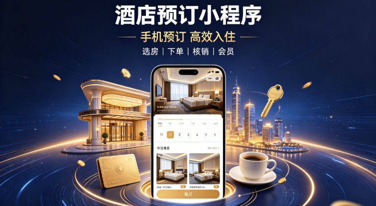 酒店自营预订小程序定制开发实战案例|J9国际集团本地门店私域小程序开发运营全解析